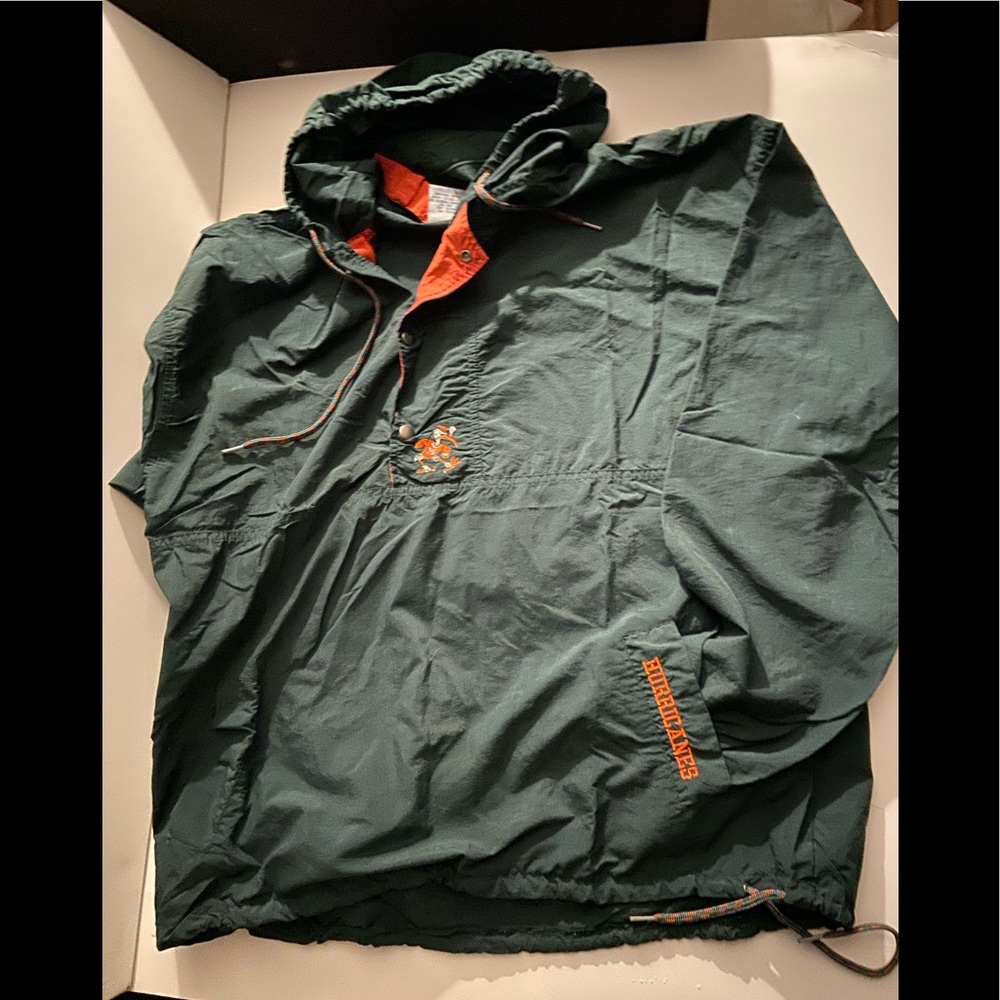 Miami Hurricanes Vintage Windbreaker